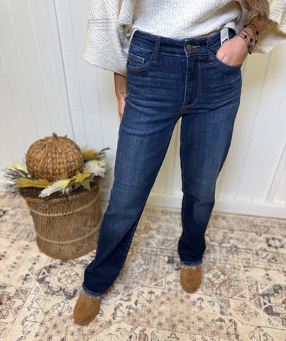 Judy Blue Mid Rise Straight Leg Pants