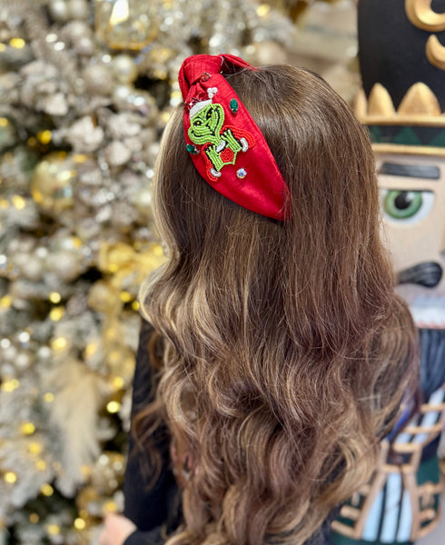 Grinch Headband