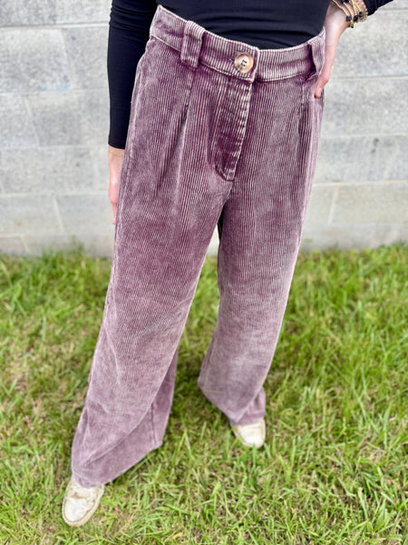 Autumn Corduroy Pants