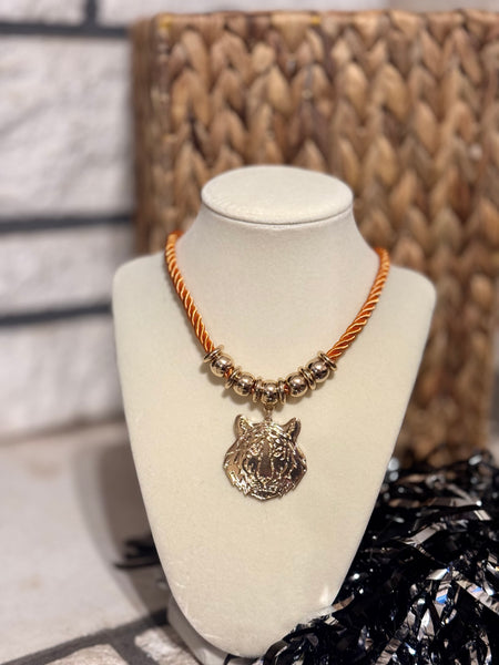 Rope Tiger Necklace