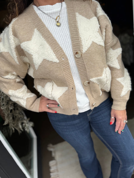 Star Of The Show Sweater Cardigan