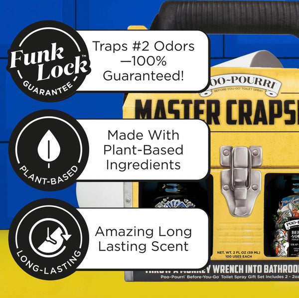 Poo-Pourri Master Crapsman Spray Gift Set