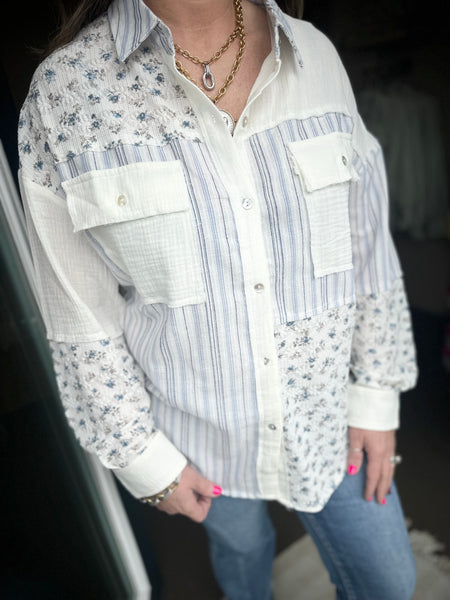 Mix & Match Patch Button Top