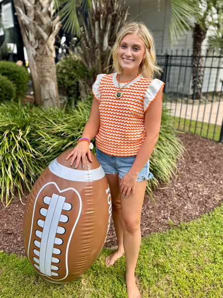 Trendy Touchdowns Sweater