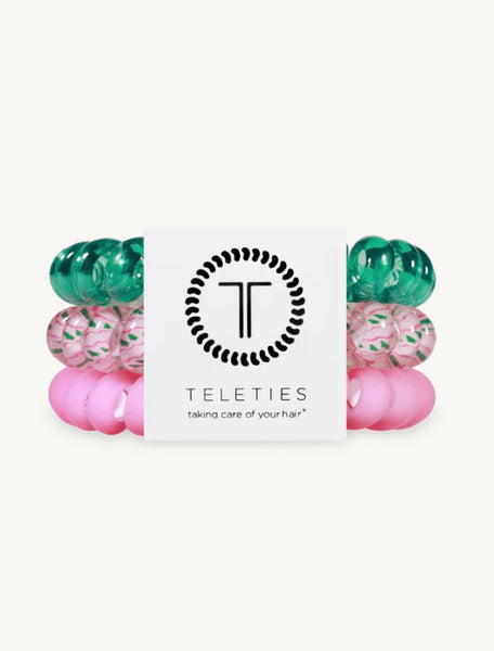 Teleties Merry Pinkmas Hair Ties