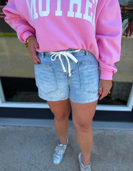 Risen Paisley Print Shorts
