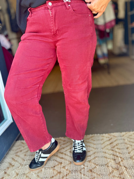 Trendy Girls Barrel Jeans