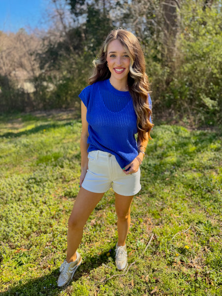 Judy Blue High Waisted White Shorts