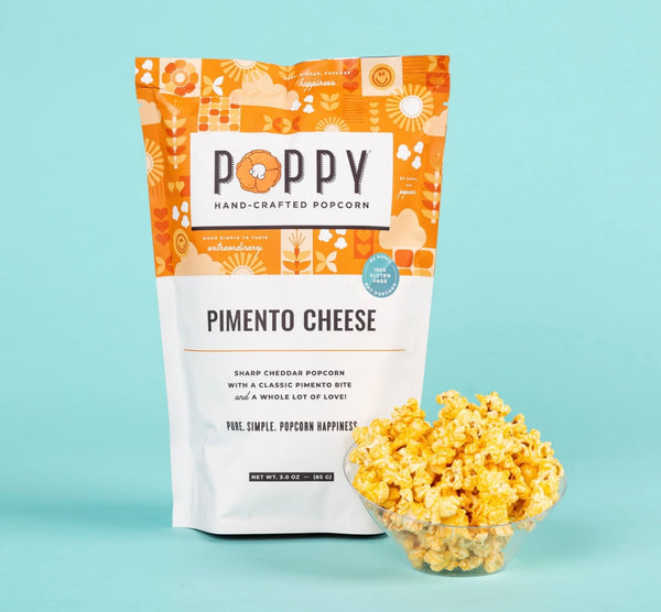 Poppy Pimento Cheese Popcorn