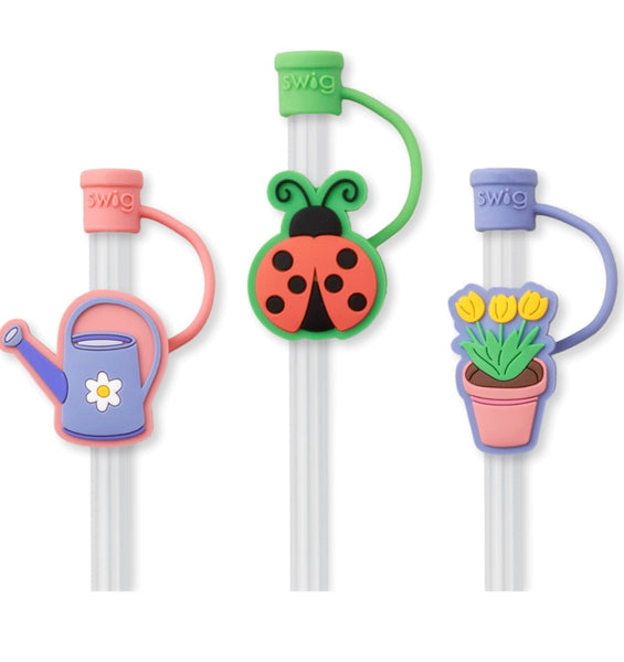 Swig Green Thumb Straw Topper Set