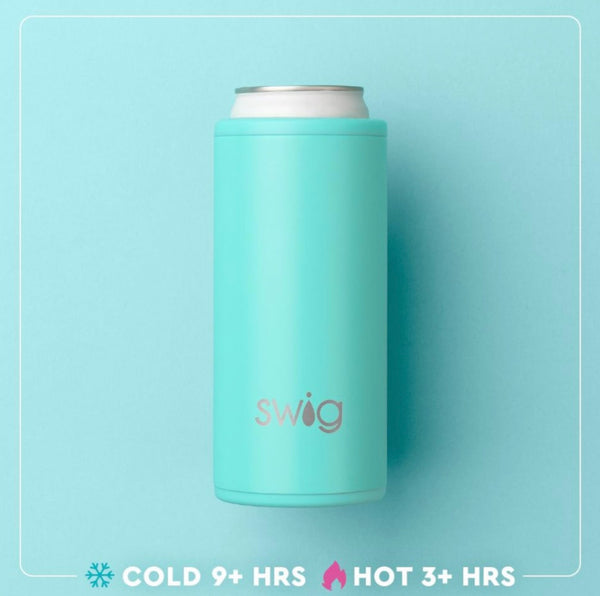 Swig Shoreline Skinny Can Cooler 12oz