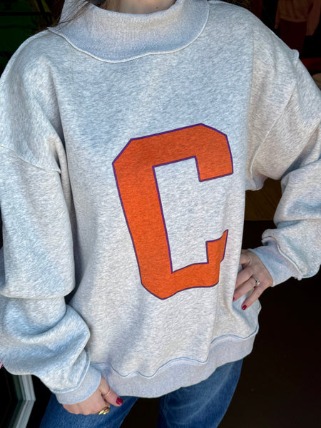 Reversible Clemson Crewneck