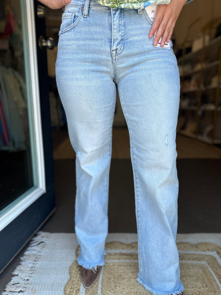 Risen Tummy Control Mid Rise Jeans