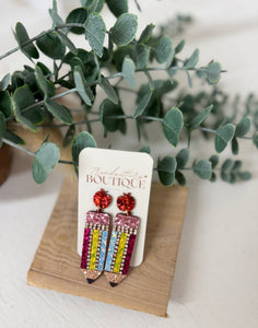 The Trendy Way Pencil Earrings