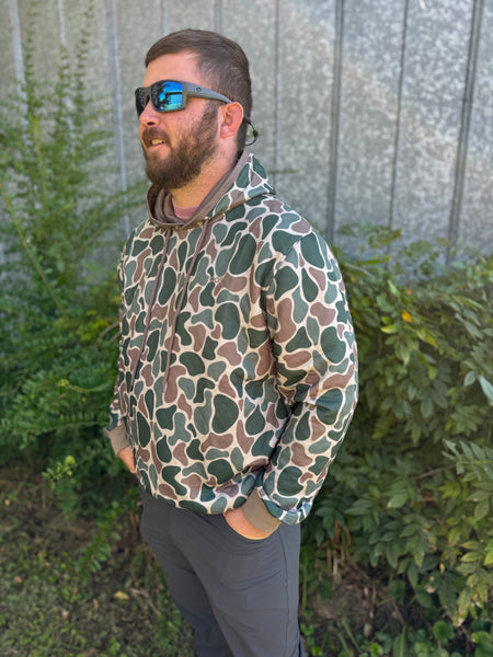 Roost Quilted Camo Hoodie
