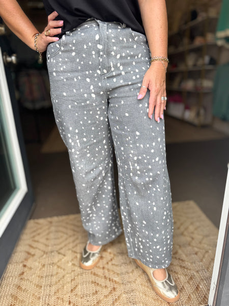 Grey Bambi Barrel Jeans