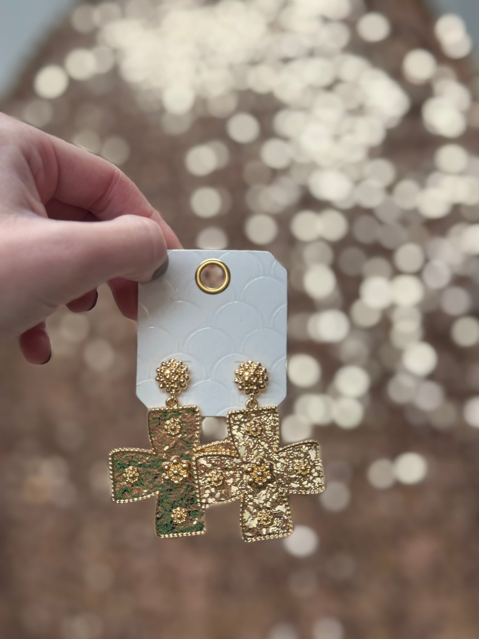 On The Cross Earrings