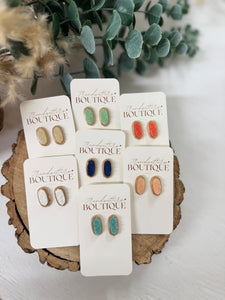 Never Go Wrong Druzy Studs