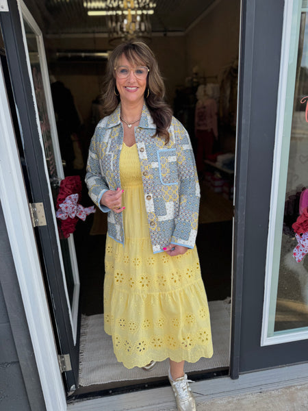 Mix It Up Patchwork Quilted Jacket