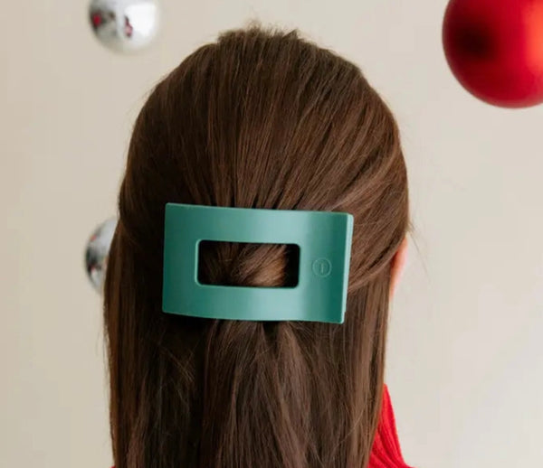 Teleties Fir Real Flat Claw Clip