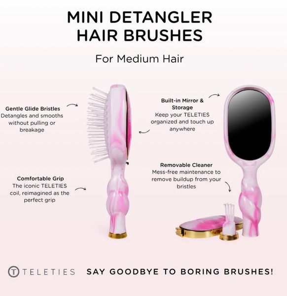 Teleties Mini Pinch Me Hair Brush