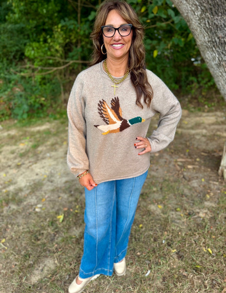 Flying Mallard Sweater
