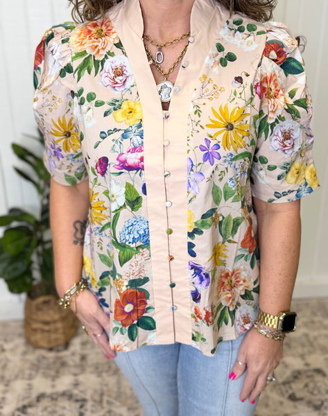 Blooming Into Spring Top