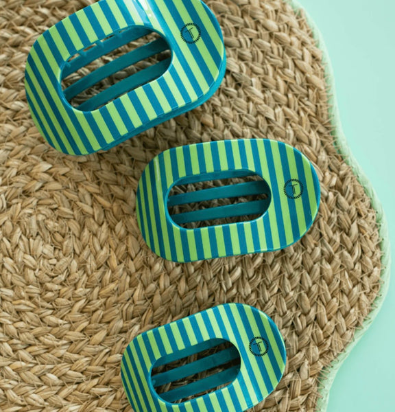 Teleties Cabana Cutie Round Flat Clip