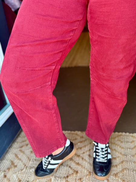 Trendy Girls Barrel Jeans