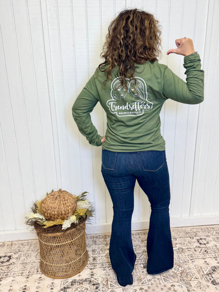 Support Your Trendy Girls Long Sleeve Tee