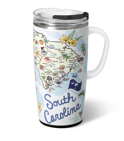 Swig South Carolina 22oz Travel Mug