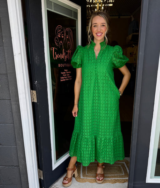 Pretty In Green Dress