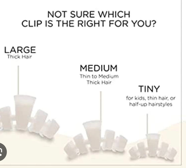 Teleties Fir Real Claw Clip