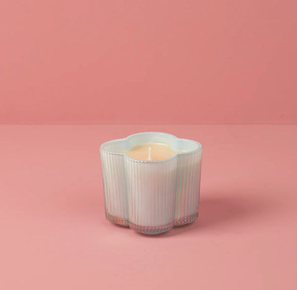 Sweet Grace Blue Flower Candle