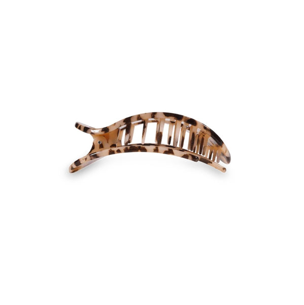 Teleties Blonde Tortoise Flat Round Clip