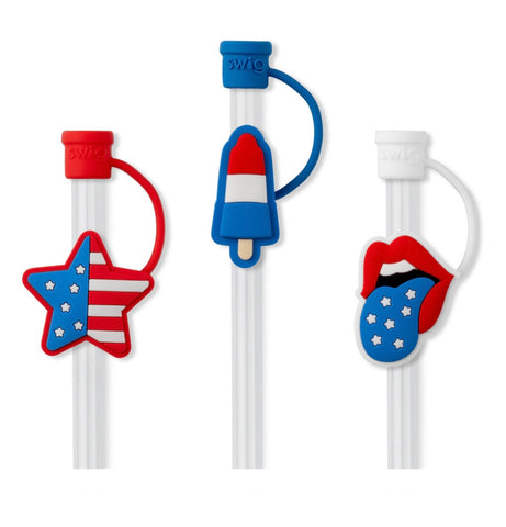 Swig All American Straw Topper Set