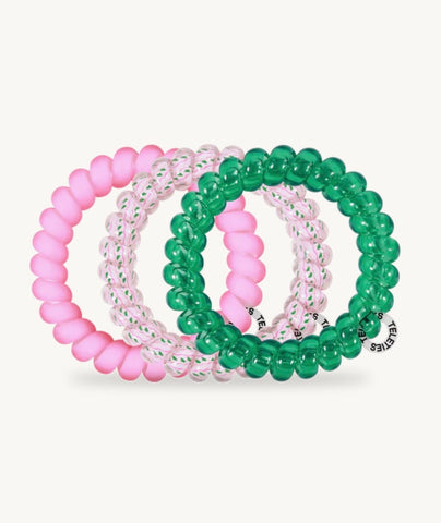 Teleties Merry Pinkmas Hair Ties