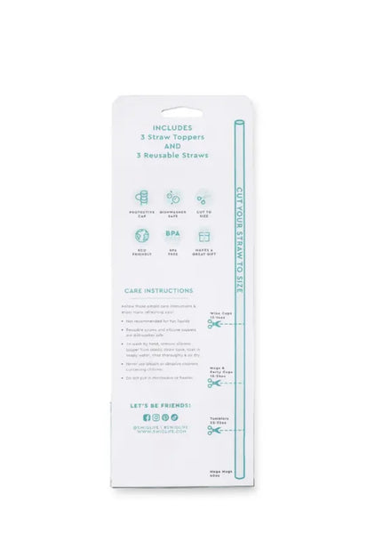 Swig Green Thumb Straw Topper Set
