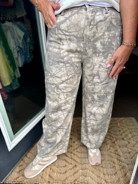 Camo Branch Barrel Jeans