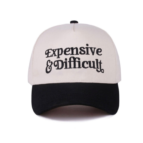 Expensive And Difficult Embroidery Trucker Hat