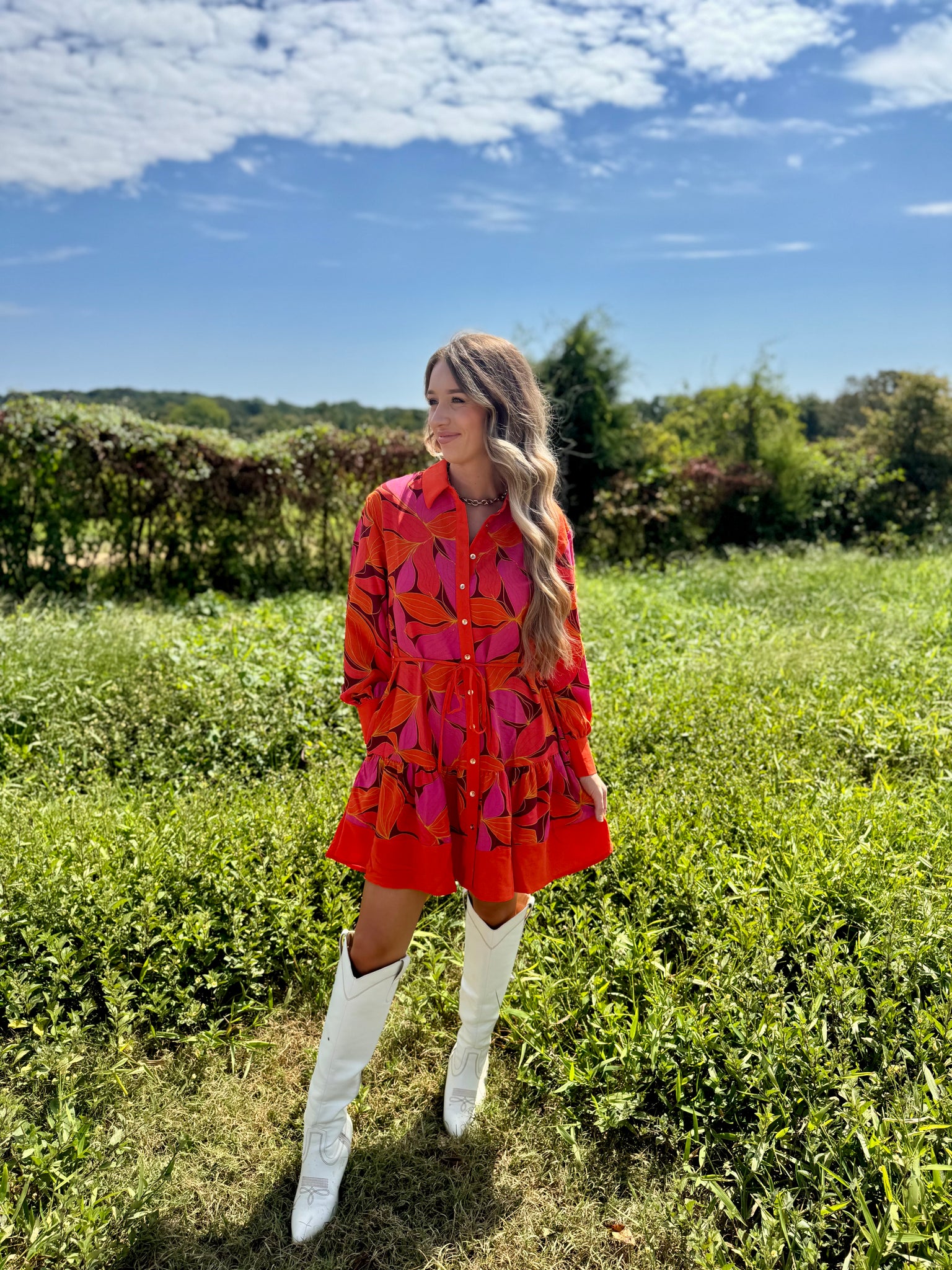 Glow Over Dress