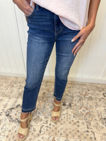 Medium Washed Judy Blue Kick Flares