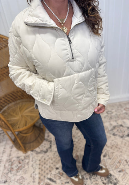 Vanilla Bean Quilted Jacket
