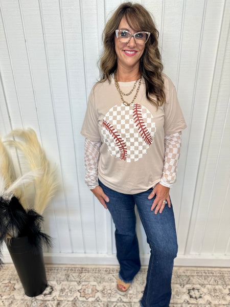 Here For All Things Baseball Tee