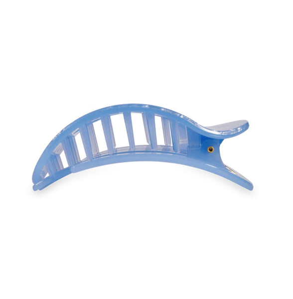 Teleties Blue Lagoon Flat Round Clip