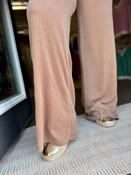 Back In Neutral Ribbed Set