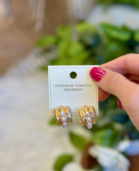 Mini Chunky Hoops