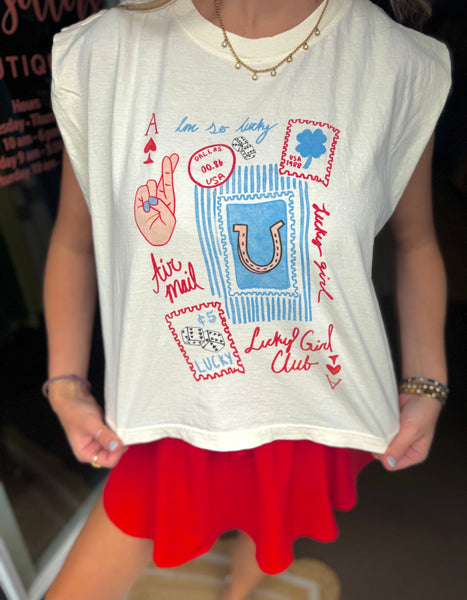 Lucky Girl Club Tee