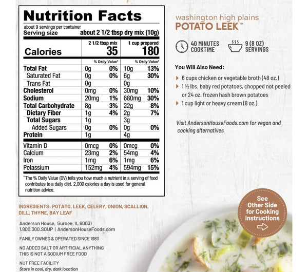 Potato Leek Soup Mix