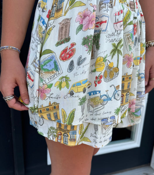 South Of France Romper